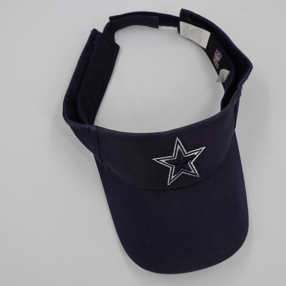 Reebok Dallas Cowboys Visor Adult OSFM Navy Blue‎ NFL Team Apparel Embroidered - Picture 5 of 7